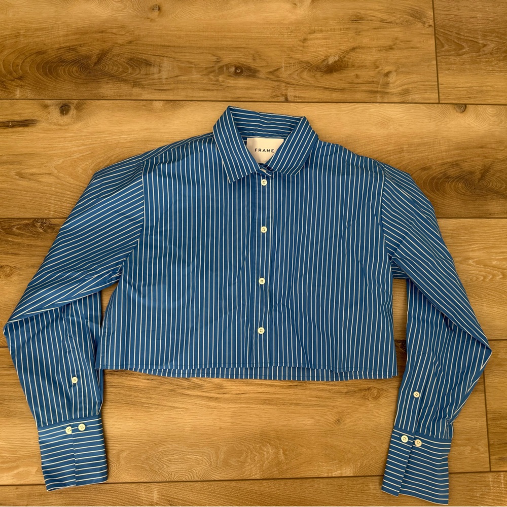 Frame Cropped Shirt